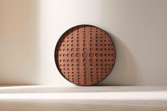 Points – Modern 3D Wooden Wall Art | Handcrafted Geometric Design - LuxVibez
