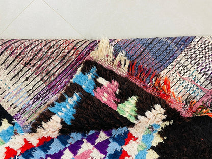 4x10 FT Handmade Wool Navajo Kilim Rug, Aztec - LuxVibez