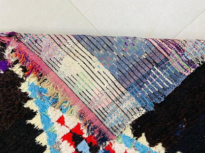 4x10 FT Handmade Wool Navajo Kilim Rug, Aztec - LuxVibez