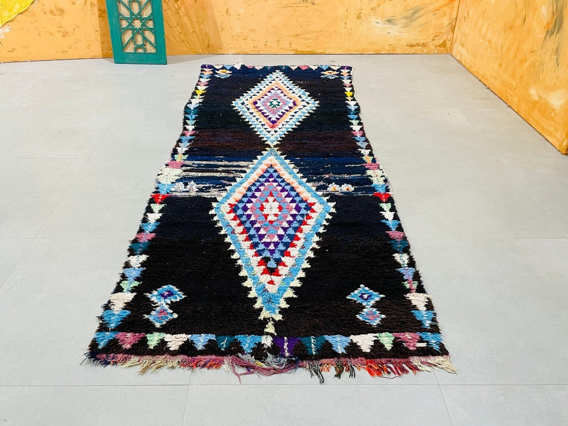 4x10 FT Handmade Wool Navajo Kilim Rug, Aztec - LuxVibez