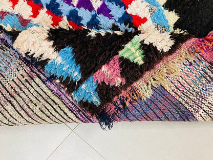 4x10 FT Handmade Wool Navajo Kilim Rug, Aztec - LuxVibez