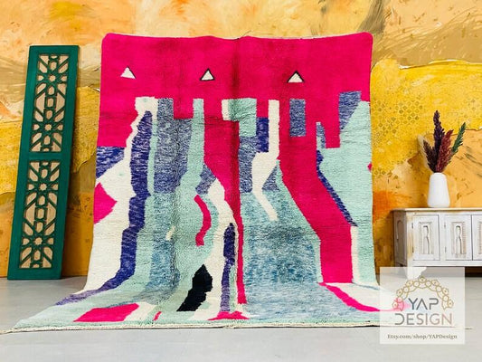 Timeless Moroccan 7x10 Wool Rug - LuxVibez